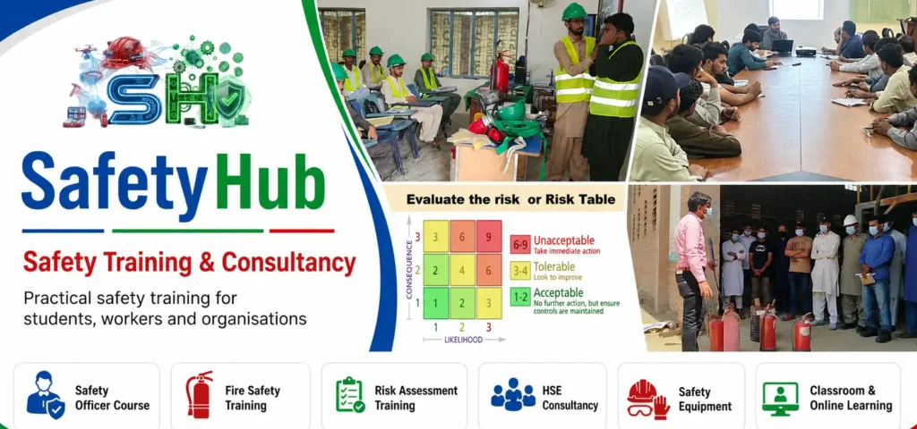 Students attending the Safety Officer Course at SafetyHub in Pakistan